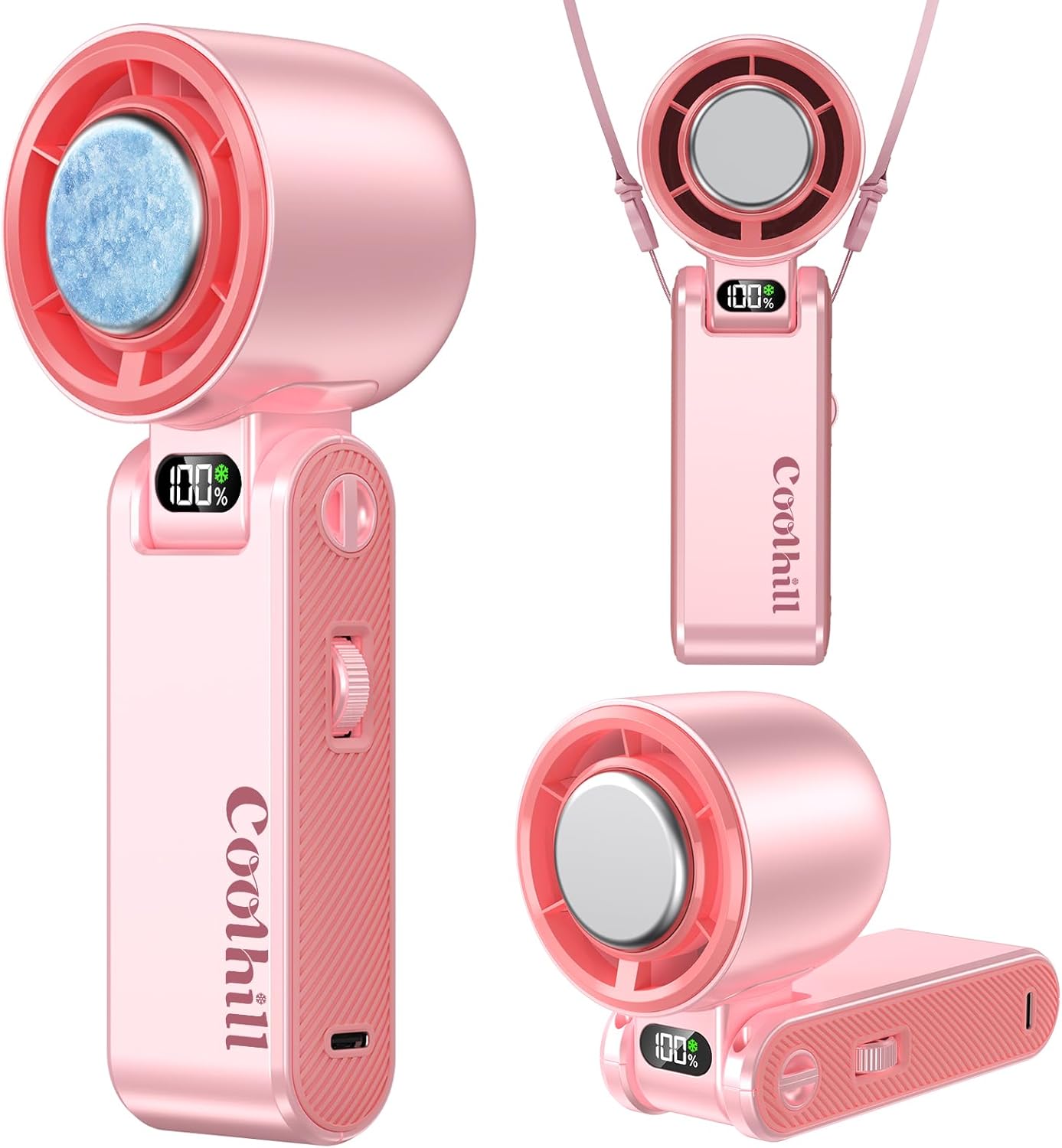 Turbo Ice Cooling Handheld Fan
