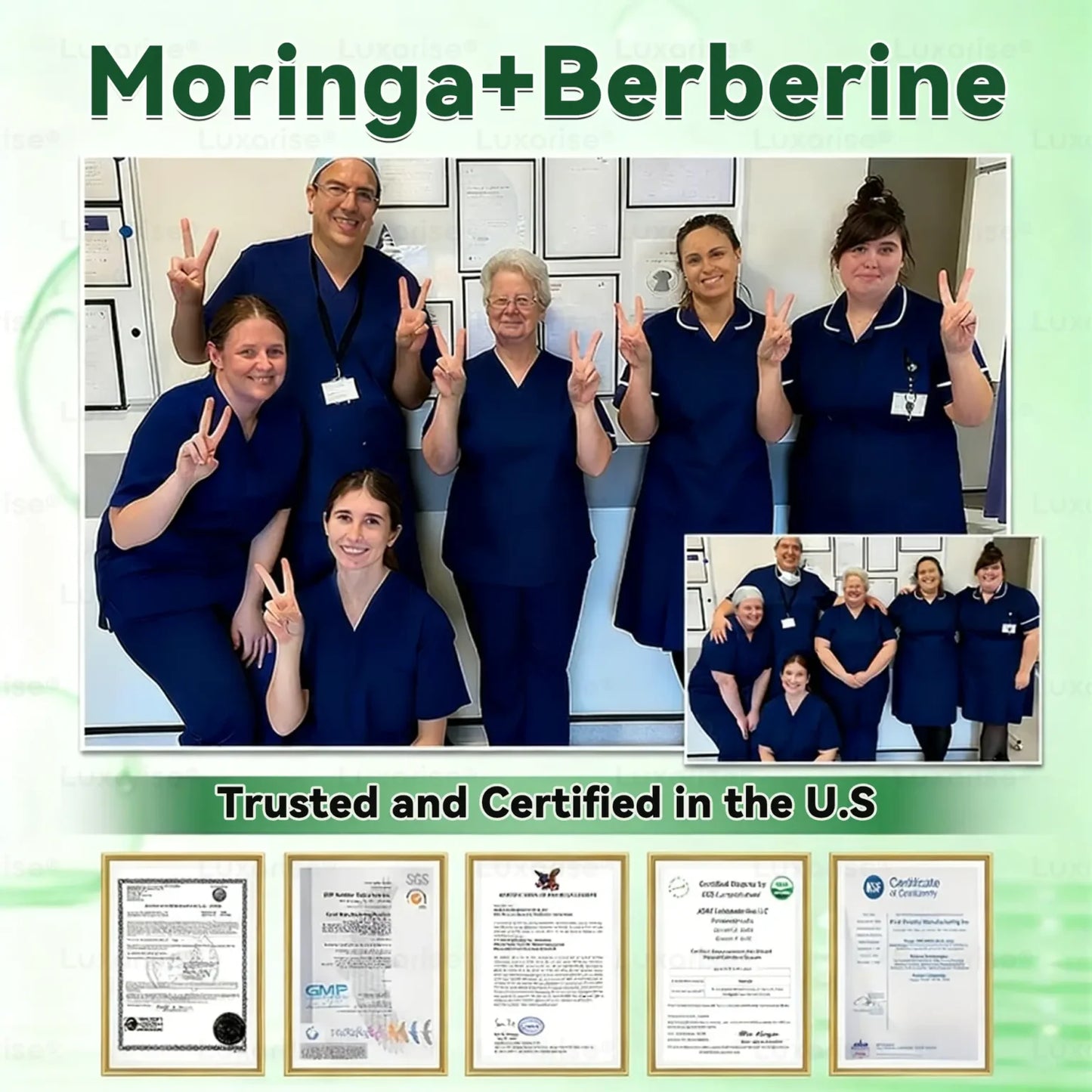 Moringa & Berberine 10-in-1 Advanced Nano Microneedle Patch