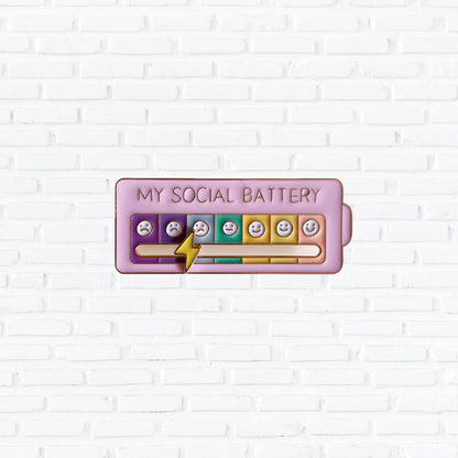 VibeMeter™ Social Battery Pin