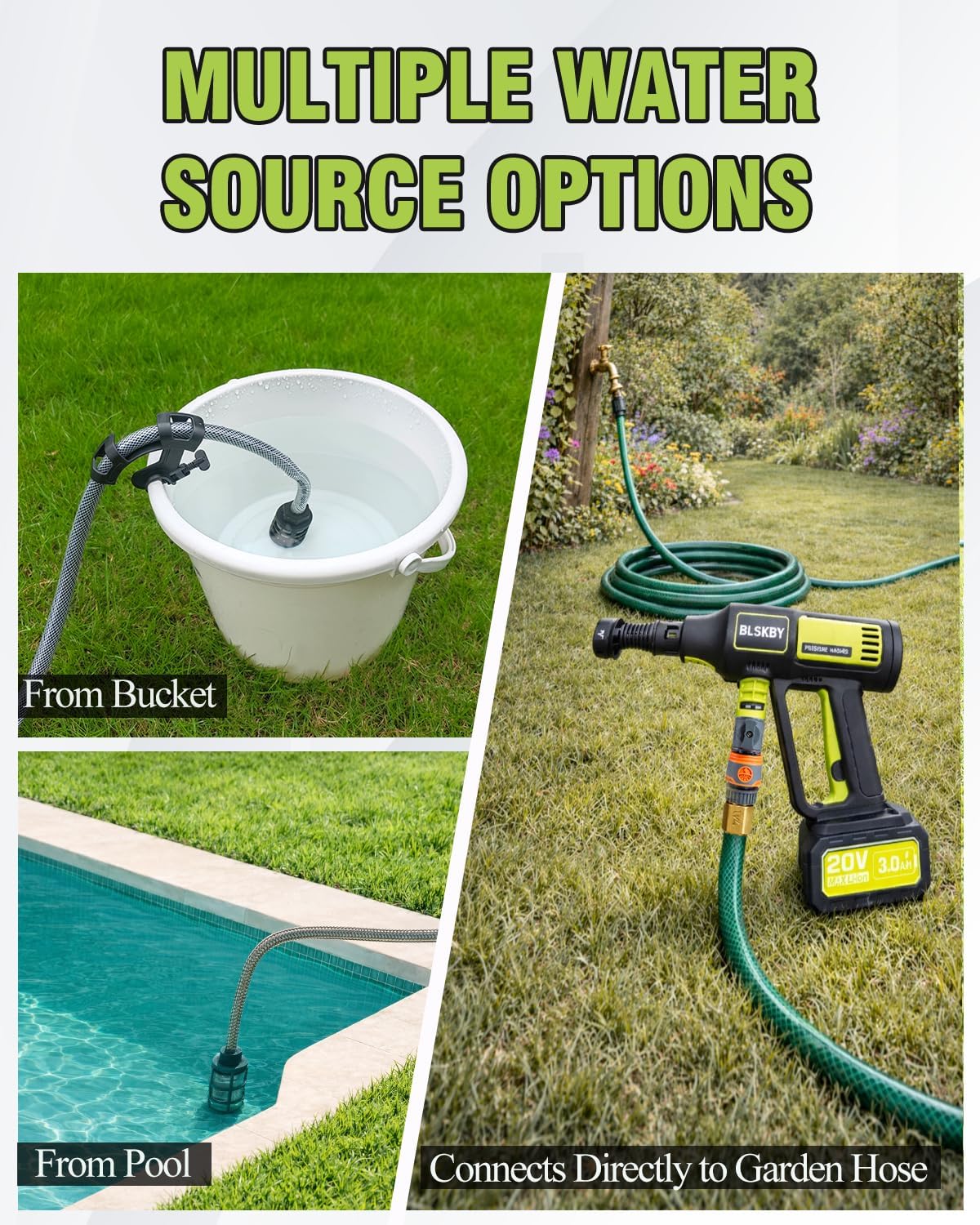 Cordless Pressure Washer Gun