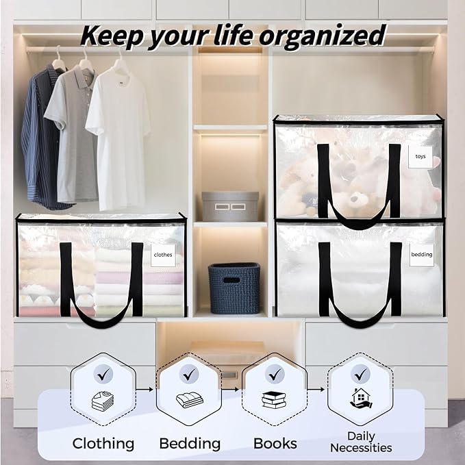 ClearHaul Heavy-Duty Organising Bags
