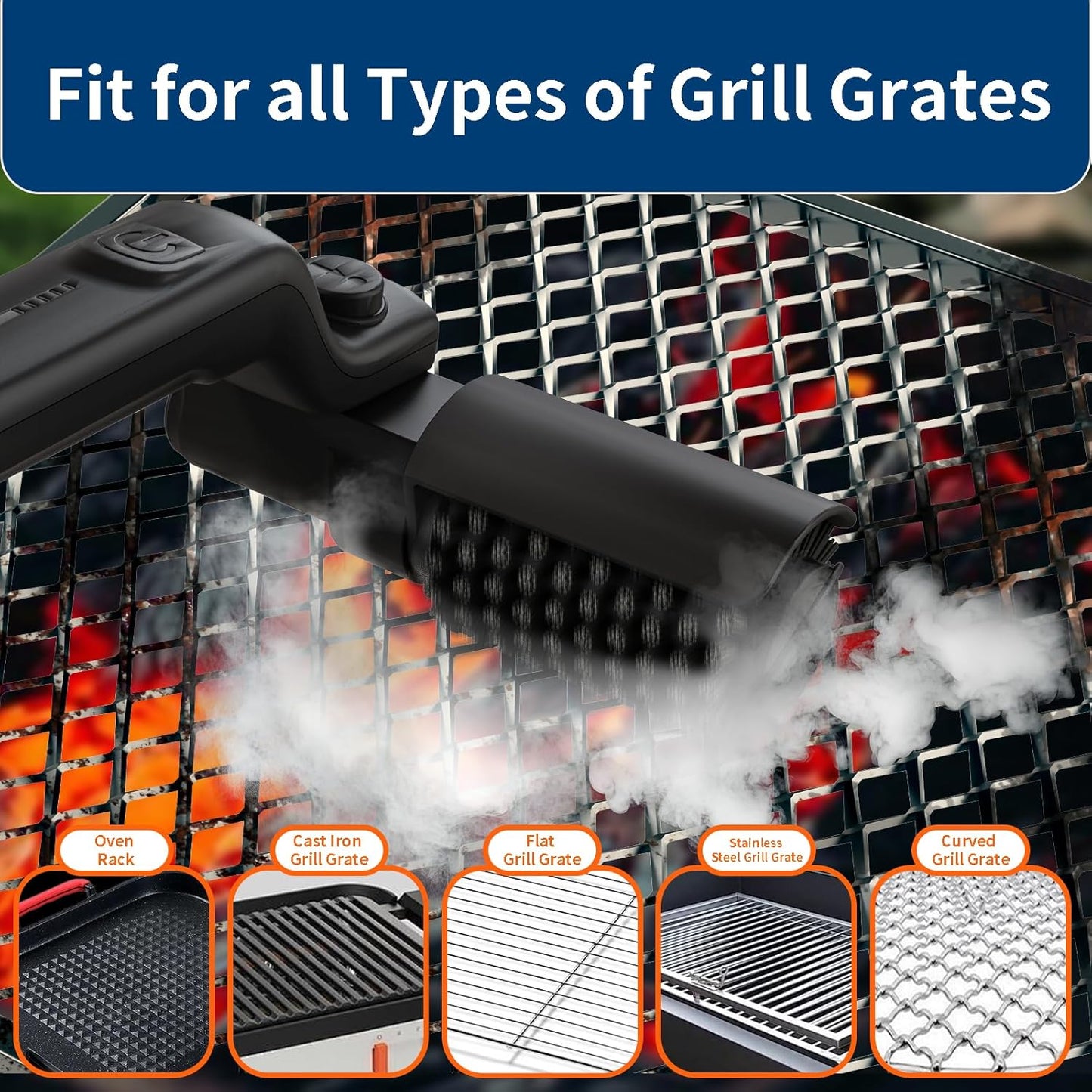 Upgraded Electric Grill Brush