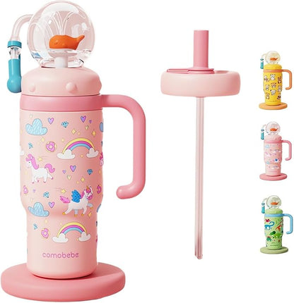 Stainless Steel Whale Fountain Tumbler