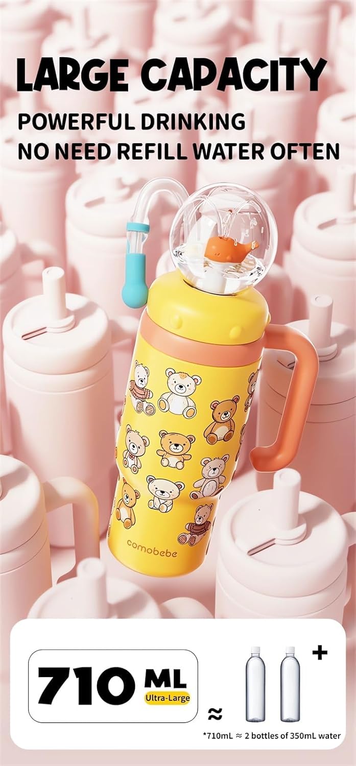 Stainless Steel Whale Fountain Tumbler