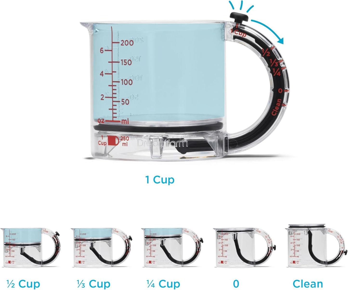 EPIXEN All-in-1 Adjustable Measuring Cup