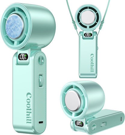 Turbo Ice Cooling Handheld Fan