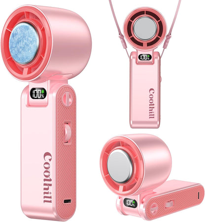 Turbo Ice Cooling Handheld Fan