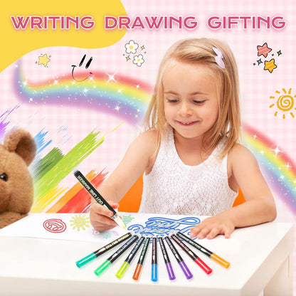 Glitter Outline Paint Markers