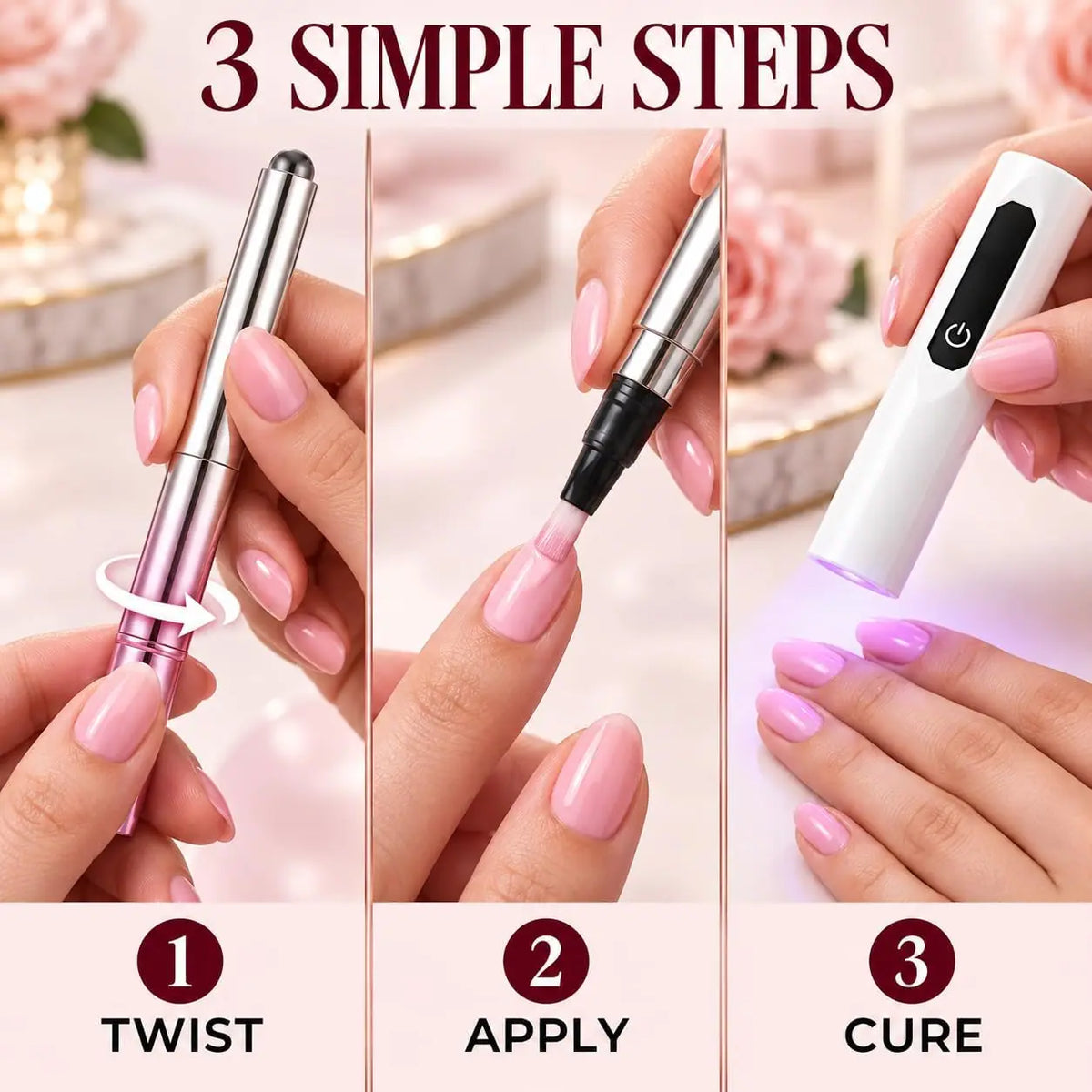 Epixen Cat-Eye Gel Pen + Mini UV Lamp.