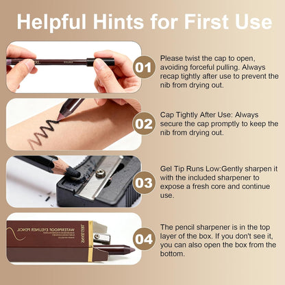 Waterproof Gel Eyeliner Pencil