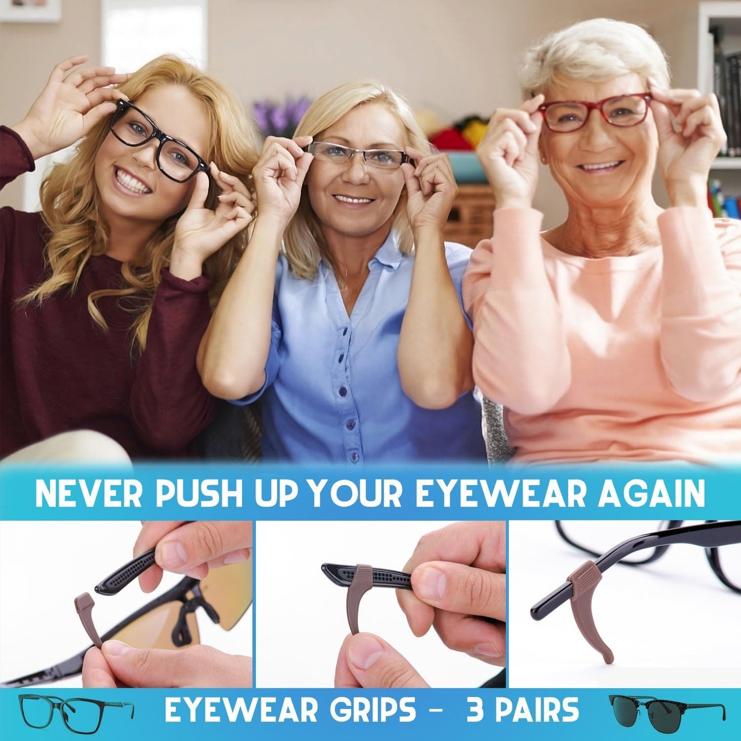 Epixen Eyewear Grips (3 pair )