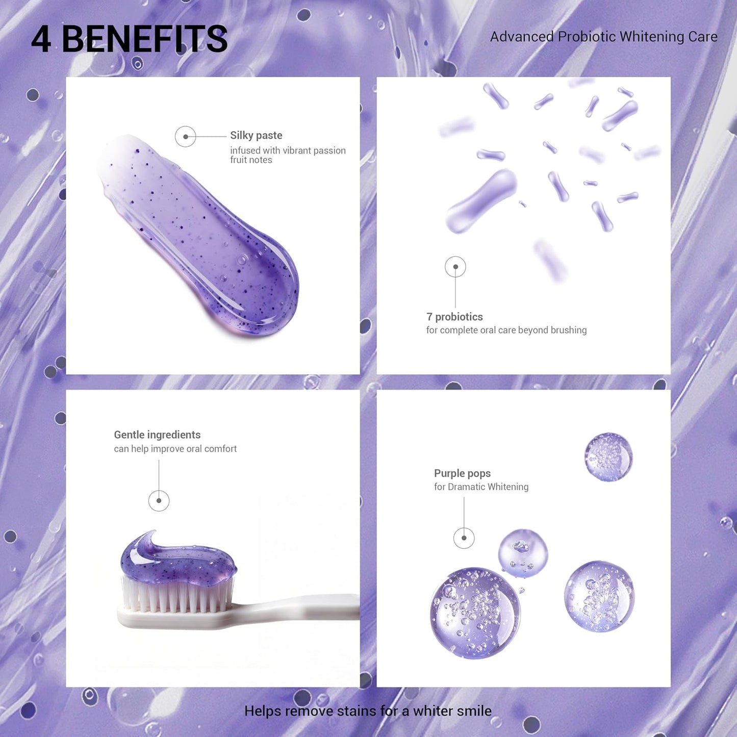 MSDRWIKEY Deep Smile Whitening Toothpaste