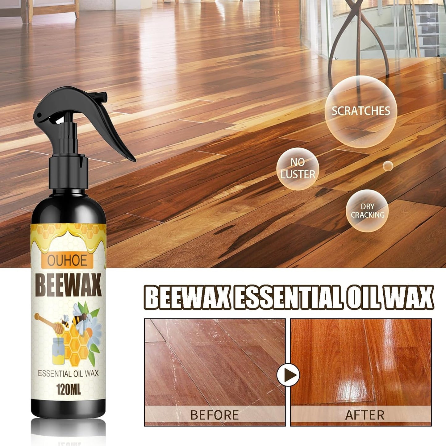 Natural Beeswax Care Spray & Restorer