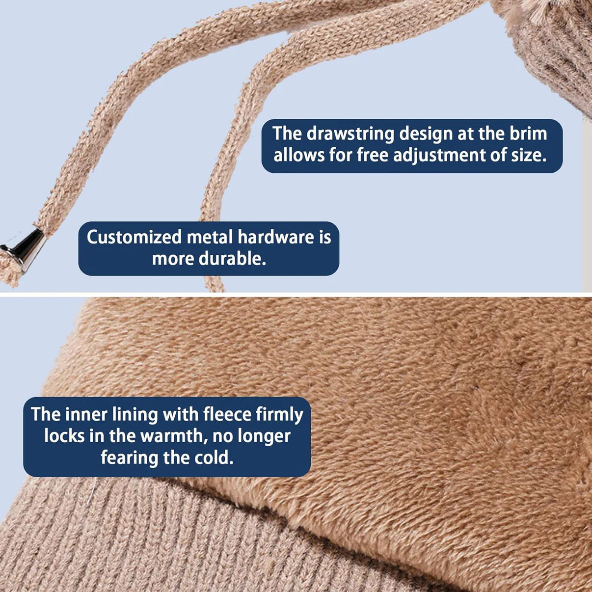 SnowHaven Women’s 3-in-1 Beanie