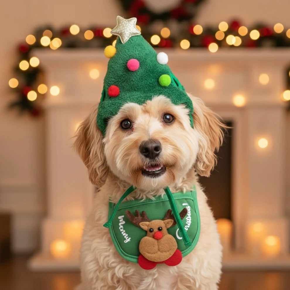 Pet Christmas ( Hat + Scarf )