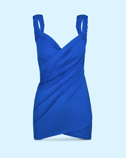MINI BAMBOO WRAP DRESS COVER-UP