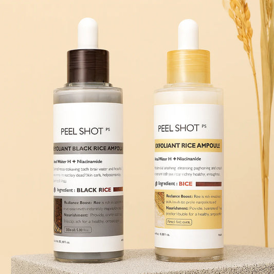 SilkGlow Rice Ampoule Exfoliant Set