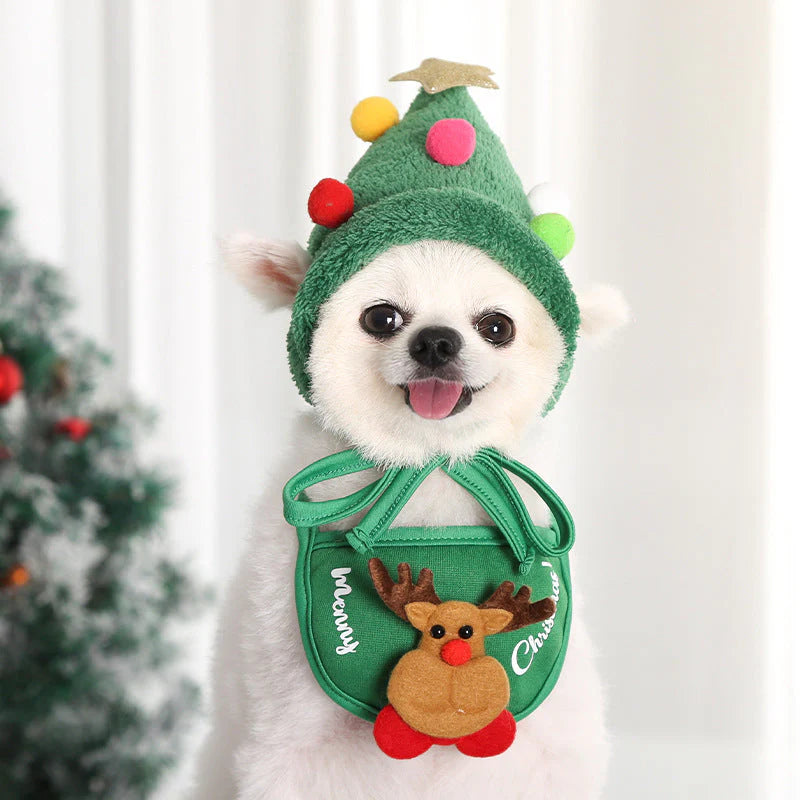 Pet Christmas ( Hat + Scarf )