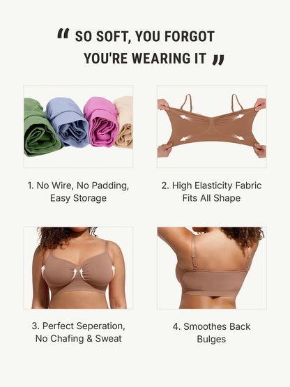 Everyday Wireless Bra Unlined Soft Bra