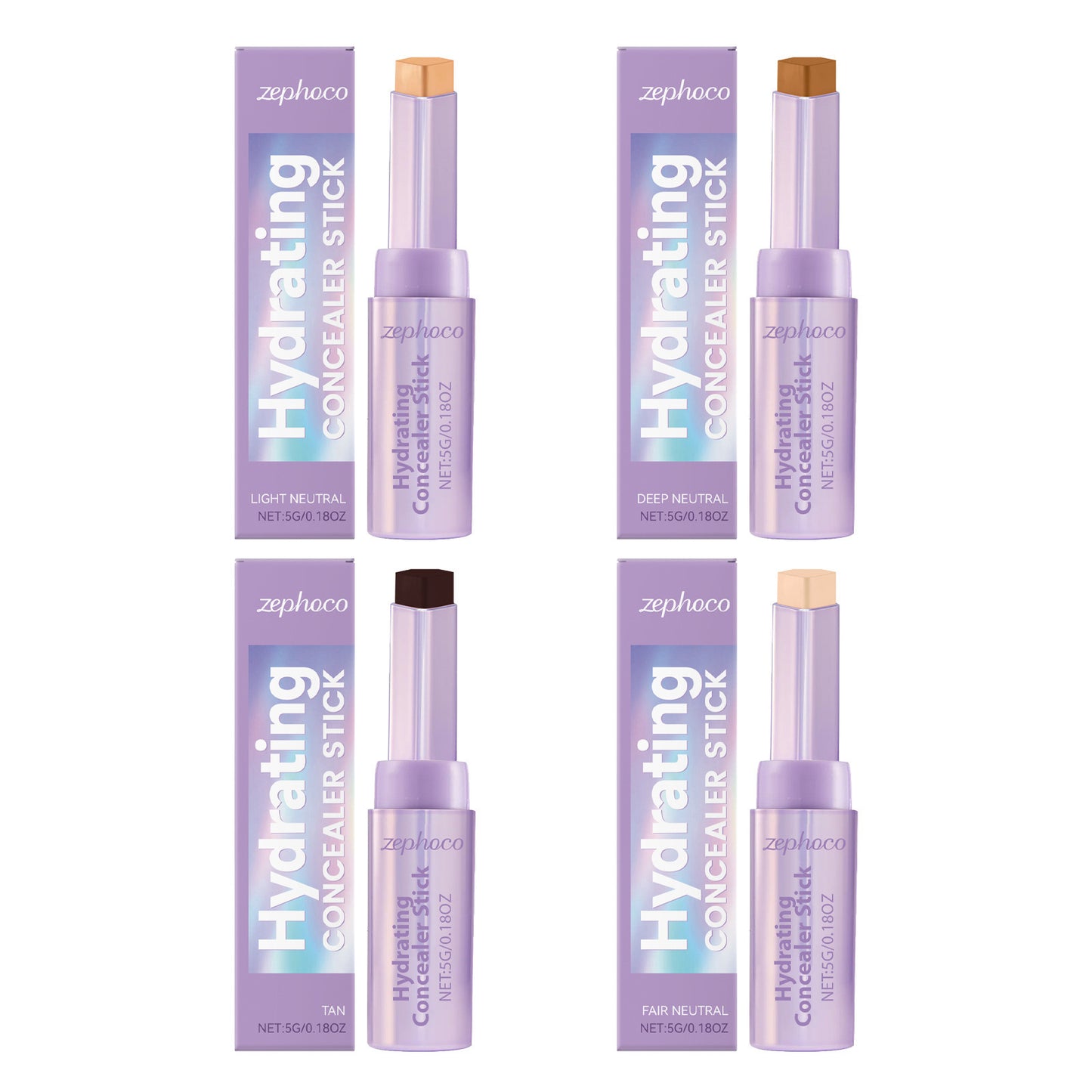 Zephoco Concealer Stick With Free Brush