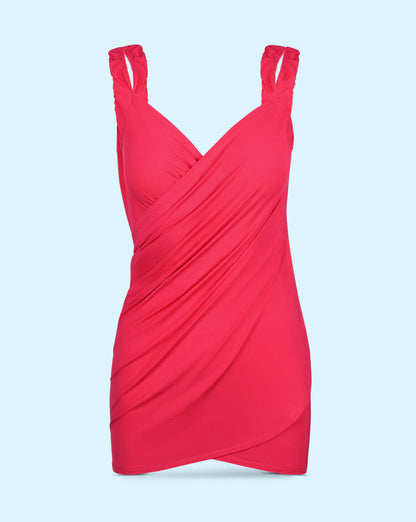 MINI BAMBOO WRAP DRESS COVER-UP