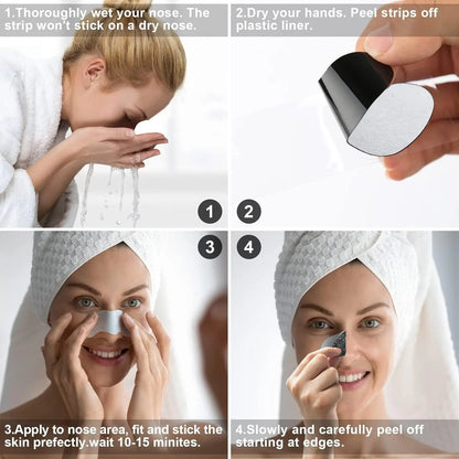 Deep Cleansing Blackhead Removal Nose Strips – Shrink & Purify Pores