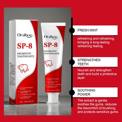 SP-8 Whitening Probiotic Toothpaste