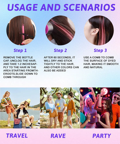 13 Color Temporary Hair Dye