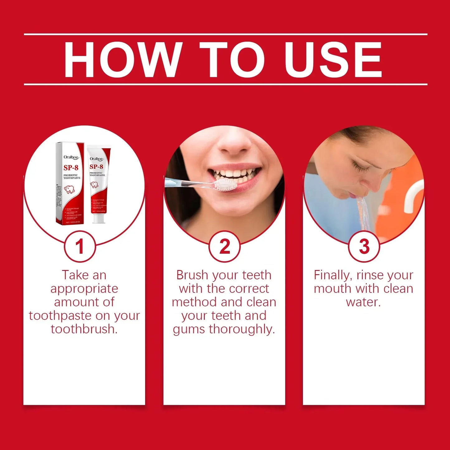 SP-8 Whitening Probiotic Toothpaste