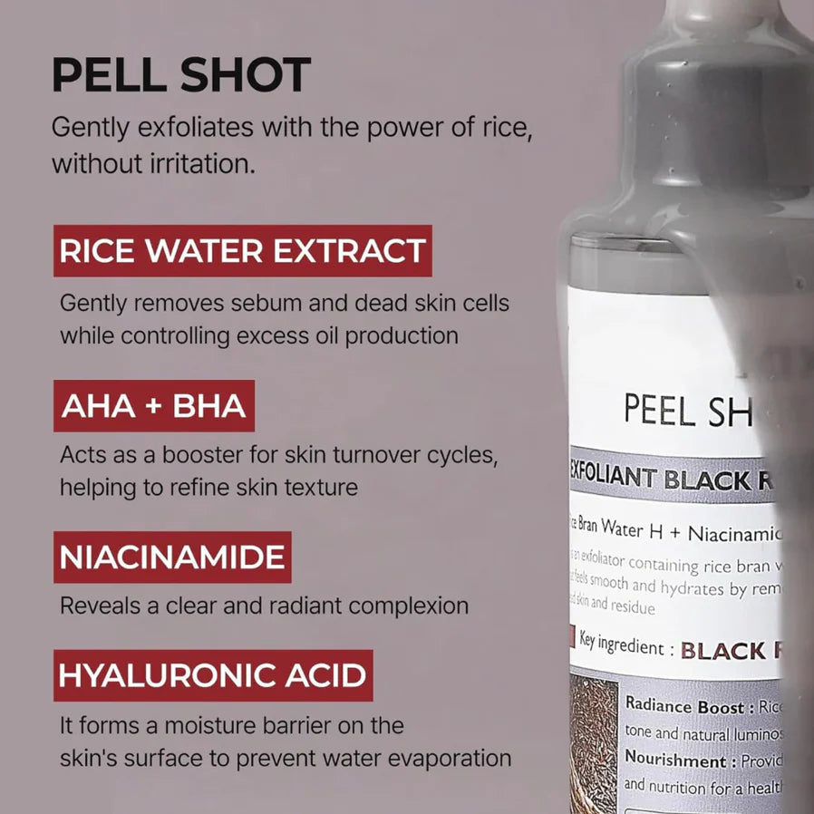 SilkGlow Rice Ampoule Exfoliant Set