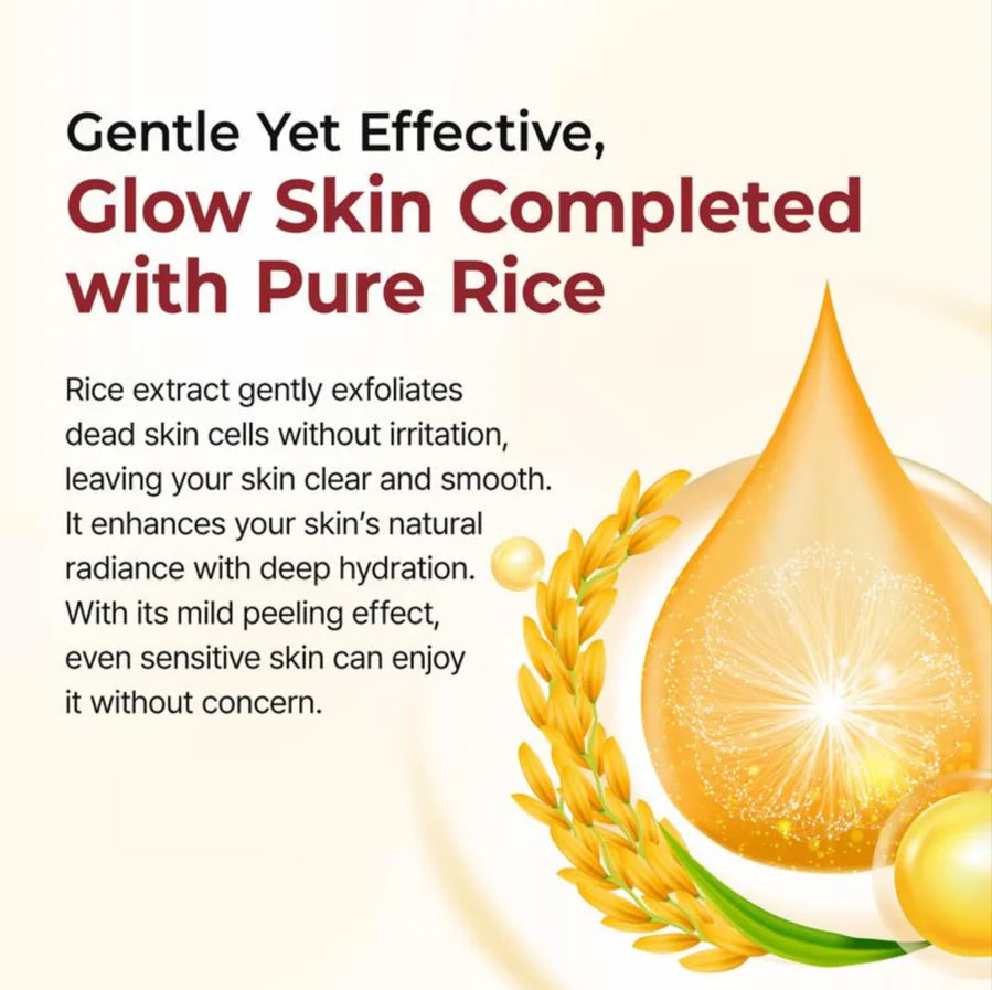 SilkGlow Rice Ampoule Exfoliant Set