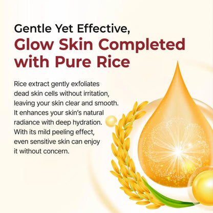 SilkGlow Rice Ampoule Exfoliant Set