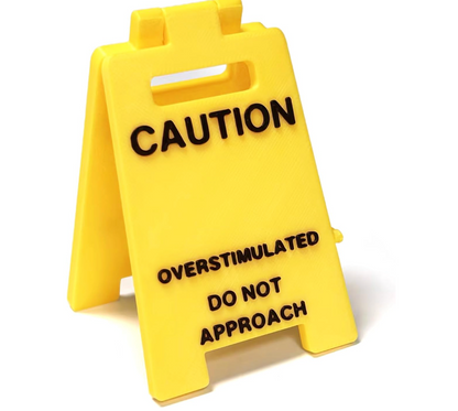 Overstimulated 3D Desk Decor