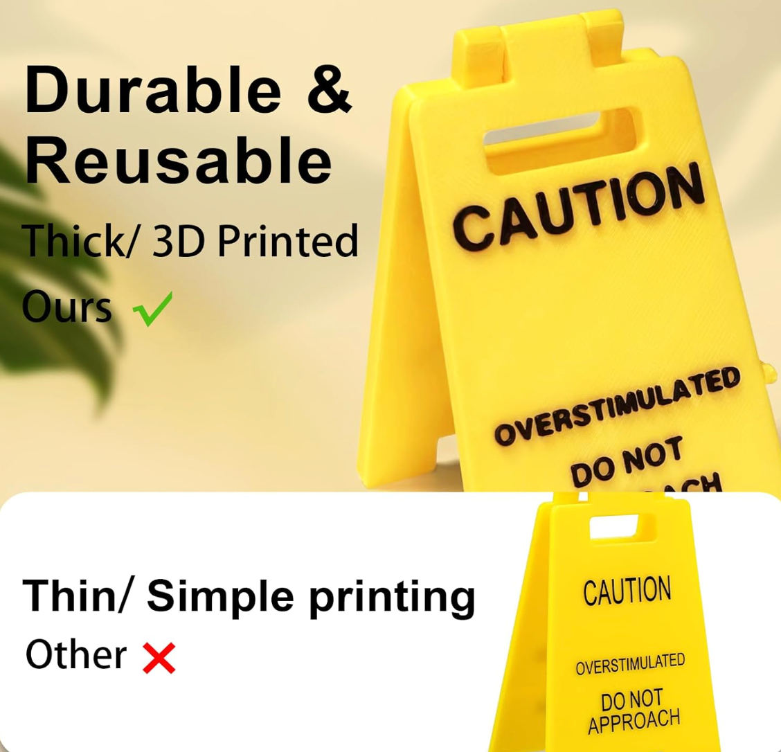 Overstimulated 3D Desk Decor