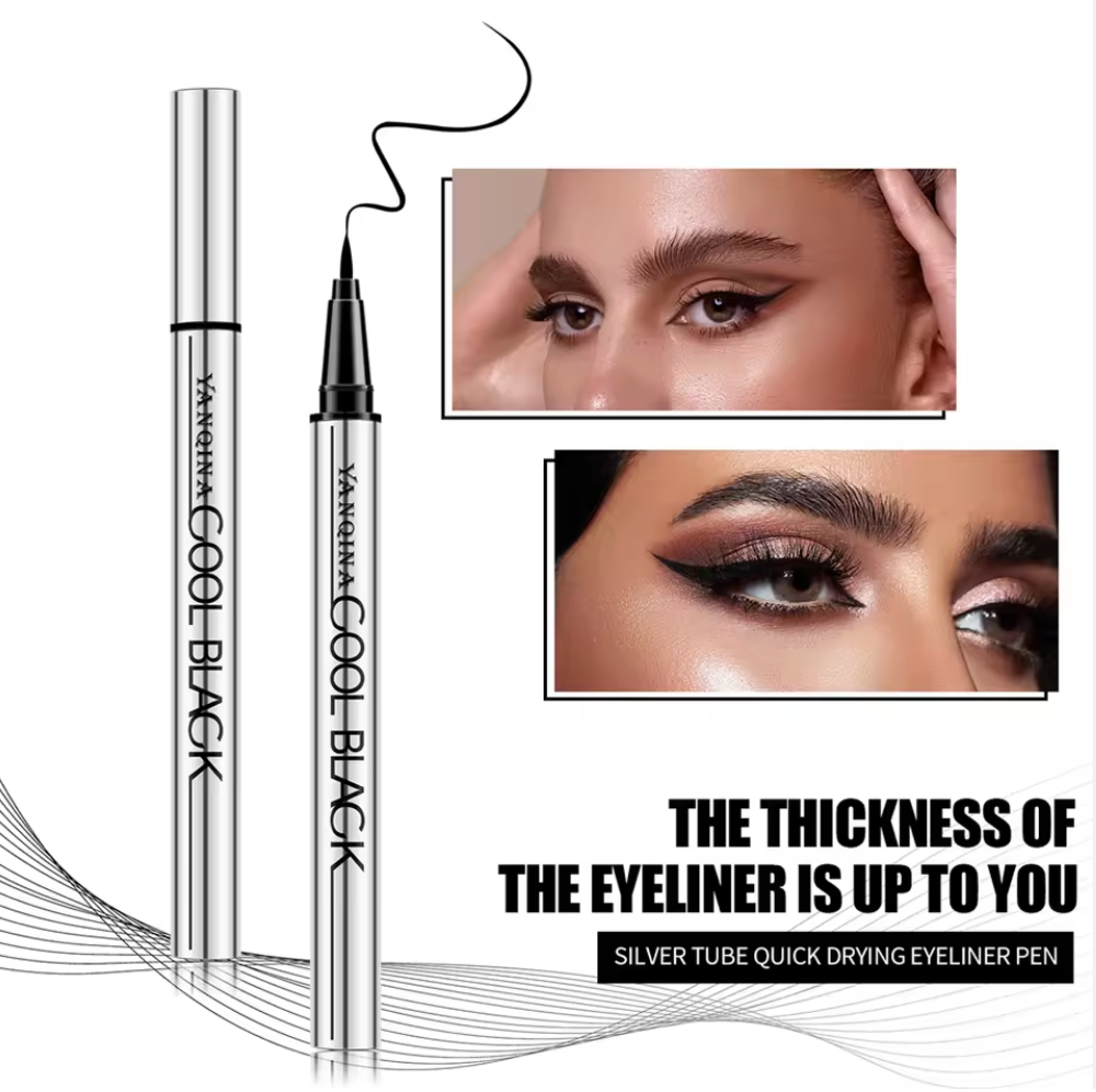 Cool Black liquid eyeliner.