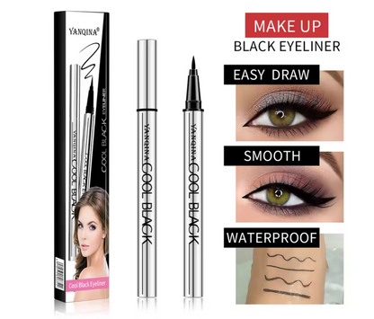 Cool Black liquid eyeliner.