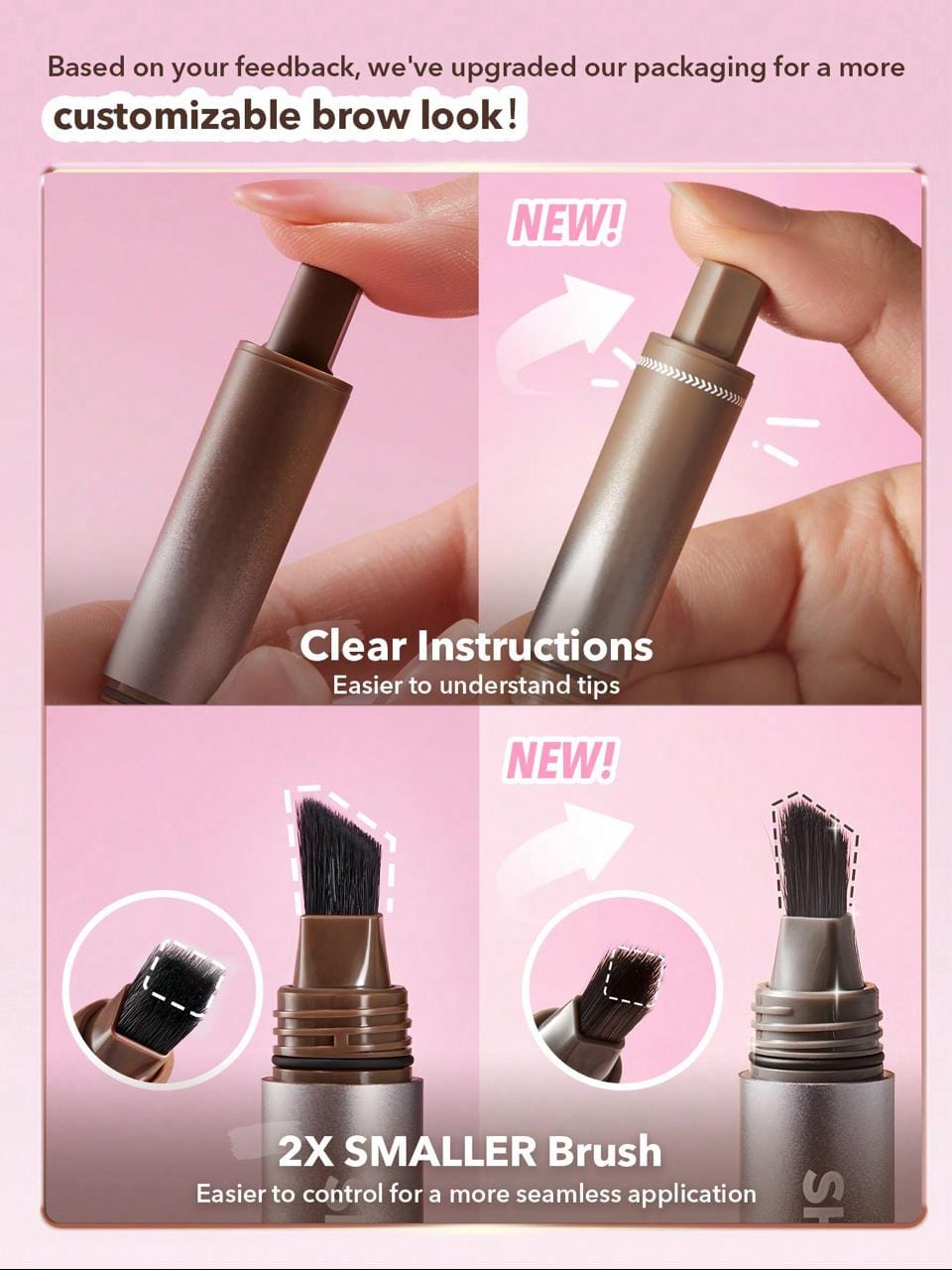 Brow-Fection Angled Brush & Dip-Truffle