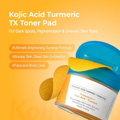 TX Turmeric Toner Pads – 70 Sheets
