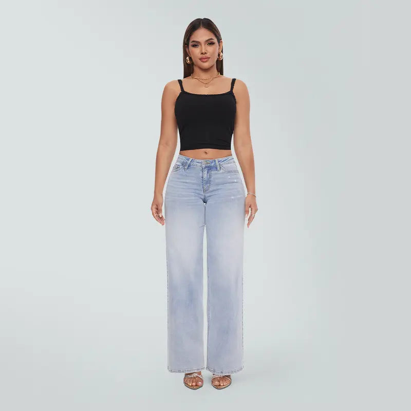 Mid-Low Rise Baggy Jeans