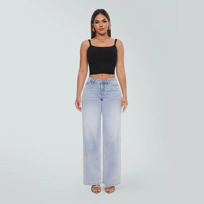 Mid-Low Rise Baggy Jeans