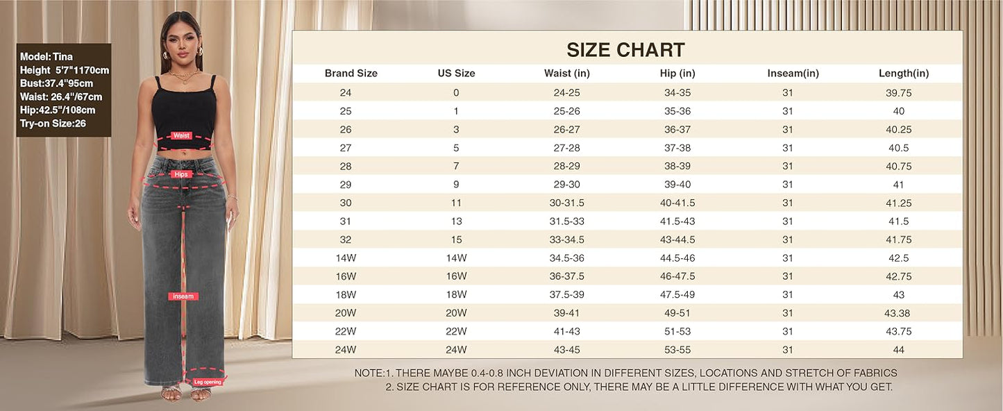 Mid-Low Rise Baggy Jeans