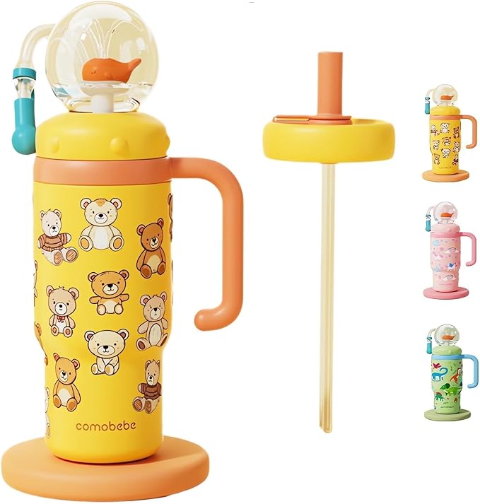 Stainless Steel Whale Fountain Tumbler